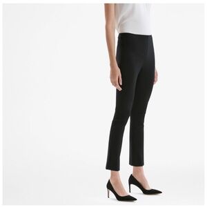 M.M. LaFleur The Foster Pant Powerstretch Black Size 10 NWT Italian Cotton Work